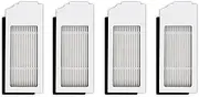 (4 Pack) N20 Plus Replacement HEPA Filters Compatible With ECOVACS DEEBOT N20 Plus/ N20 Pro Plus/ X1 Omni/ T10/ T10 Plus/ T10 Turbo/ T10 Omni Robot Vacuum Cleaner, Filters Accessories Kit, Filter Kit