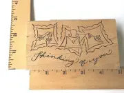 DeNami Designs Rubber Stamps - Girly "Thinking of You" Shoes Purse - NEW