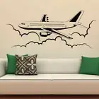 Airplane Wall Vinyl Decal Airliner Aviation Stickers Interior Housewares Design