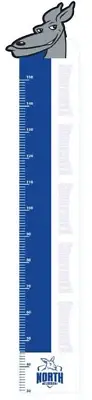 North Melbourne Kangaroos Official AFL Mascot Growth Height Chart