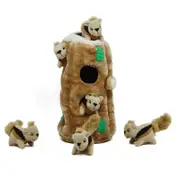 Hide-a-Squirrel Plush Dog Puzzle - Ginormous (with 6 large squirrels)