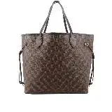 【LV】Neverfull MM 棋盤格購物包_展示品 (櫻桃紅)