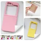 Fr Samsung Galaxy Z Flip6/Flip5/Flip4/3 Liquid Silicone TPU Slim Thin Phone Case