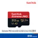 SANDISK 晟碟 Extreme PRO microSD 512GB U3 A2 V30 記憶卡 公司貨