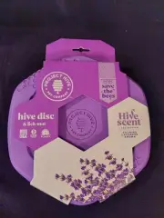 Project Hive Scent Collection Disc & Lick Mat Calming Lavender Aroma Floats