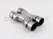 PSX2424 POLISHED STAINLESS X PIPE PERFORMANCE PIPES XPIPE 2.25" INLET OUTLET