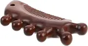 FOMIYES Wooden Scalp Massager Comb for Hair Relaxation and Natural Sandalwood Design Portable Scalp Massage Tool for Fatigue Relief for Home and Travel Use