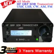 HamGeek uSDX-8Band HF QRP SDR Transceiver All Mode SSB/CW Transceiver w/ LCD