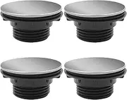 4 Pieces Kitchen Sink Cover Stainless Steel,Sonku Sink Hole Plug Tap Hole Cover Soap Dispenser Cover(1.1 to 1.5 Inch in Diameter)