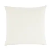 60cm Boucle Cushion - White