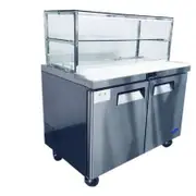 Atosa 2 Door Sandwich Bar With Glass Canopy 1530Mm MSF8303G
