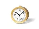 Lemnos RIKI ALARM CLOCK Alarm Clock Natural WR09-15NT Table Clock jp