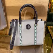 TORY BURCH BLAKE CANVAS SMALL TOTE 163053 NWT