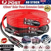 1.5/3/5/10M Solar Panel Extension Cable Wire Black and Red Kit for Outdoor Boat
