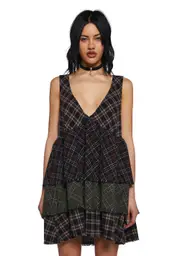 [Current Mood] Get Over It Babydoll Dress - Black