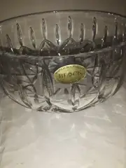 Block crystal glassware