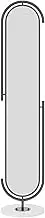 Full Length Mirror,Perforated Board Full Body,Rotatable Full Body with Storage Basket，for Living Room Bedroom Cloakroom(White)