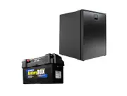 Kings Stayzcool 85L Fridge Freezer -12V/24V -Upright + Maxi Battery Box
