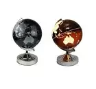 Globe World Map Touch Lamp Table Lamp Touch Control Black Home Cafe Lamp