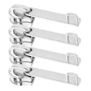 4 Pcs Explosion-proof Zipper Suitcase Pull Head Replacement Parts