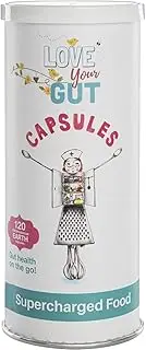 Love Your Gut Capsules – Food Grade Diatomaceous Earth – Natural Gut Cleanse – by Lee Holmes, Supercharged Food – Vegan, Non-GMO, Pure