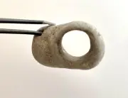Natural Holey Long Tube Large Hole Beach Rock Hag Stone Fairy Mystic w/handle US