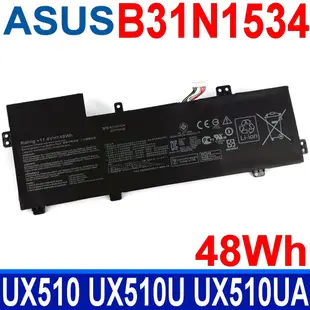 ASUS B31N1534 高品質 電池 U5000UX UX510UA UX510UQ UX510 (5折)