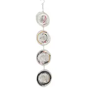 Rotating Reflective Bird Deterrents Stainless Steel Wind Spinners Bird Scare Tool