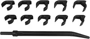 LTI TOOLS Sae Shockit Crows Foot Socket Wrench Set, Heavy Duty Industrial Hydraulic 11-Piece (LT1900)