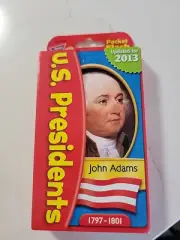 U.S. Presidents Pocket Flash Cards 2013 Adams Lincoln Washington Jefferson