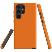 For Samsung Galaxy S22 Ultra Case, Armour Cover, Orange