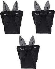 SUPVOX 3pcs Horse Head Net Masks Flight Horse Face Mask Protective Mask Horse Head Mesh Horse Net Flying Mask Horse Hood Mask Horse Fly Mask Prevention Head Protect Mask Maskne Protection