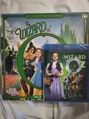 The Wizard of Oz Adventure Book Board Game Plus Wizard of Oz Blu-Ray Both New