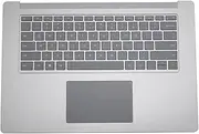 Palmrest Touchpad Keyboard for Microsoft Surface Laptop 3/4/5 13.5" 15" (15" Silvery, 1873 1951)