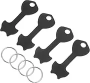 GARIOUANS 1Set Shopping Cart Token Keychain Convenient Keyring for Trolley Fit for Supermarket Carts Easy Access Shopping Token