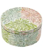 R16 Floral Decorative Round Box