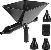 Gatuida 1Set Caulking for Cement Grout Applicator Durable Shell Mixing Rod Filling Tool for Doors Windows Saving Efficient Grouting