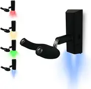 MuzicLight Guitar Wall hanger bracket with Illuminated LED Display ambient lighting Blue