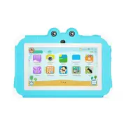 Kids Frog Tablet 7inch Android Learning Tablet for Kids 2GB 32GB Toddler Tablet Students Educational Gift HD Color Blue