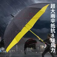 在飛比找樂天市場購物網優惠-雨傘 長柄傘 雙人自動傘 直把雙層傘高檔商務傘抗風高爾夫傘【