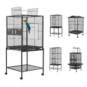 Advwin Bird Cage Large Aviary Stand-Alone Aviary Budgie Parrot Perch