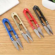 Cross-stitch Special Color Scissors Tailor Spring U-shaped Thread Scissors CR