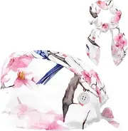 [YTYVAGT] Scrub Caps Women,Scrub Hats Suitable for Women,Cherry Blossom and Blue Bird