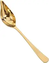GRIRIW 304 Stainless Steel Sauce Spoon Large Cooking Spoon Stainless Steel Scoop Silverware Set