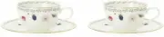 Noritake Cup & Saucer (Pair Set) (Coffee Tea) 220cc Port Shore Bone China
