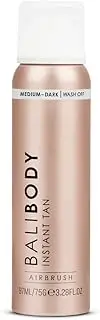 BALI BODY Instant Tan (Light to Medium & Medium to Dark) | This lightweight aerated spray evens skin tone, blurs blemishes and covers imperfections, leaving the skin looking tanned and airbrushed in