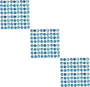 COHEALI 3sets 100pcs Glow The Dark Patches for DIY Jewelry Luminous Gems Stickers for Craft Projects for Bracelets Necklaces and Epoxy Making 100pcs*3