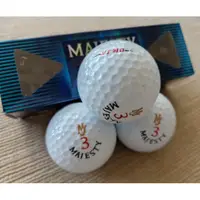 在飛比找蝦皮購物優惠-丸萬Majesty MJ-01D高爾夫球一盒(3顆)✿全新✿