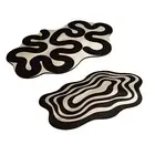 Bathroom Shaped Rug Strong Water Absorption Soft Mat Diatom Ooze Antislip Quick