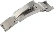 KTKBXUDMUL Watch Buckle for Rolex Submariner Deepsea Daytona GMT 20mm Glide Lock Micro Adjust Buckle